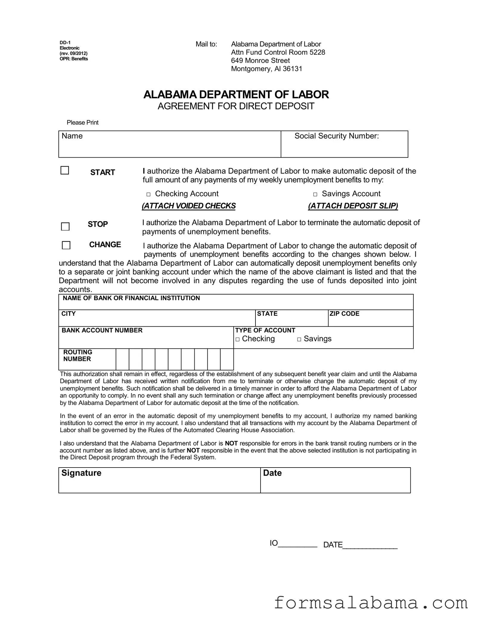 Fill Out a Valid Alabama Dd 1 Template