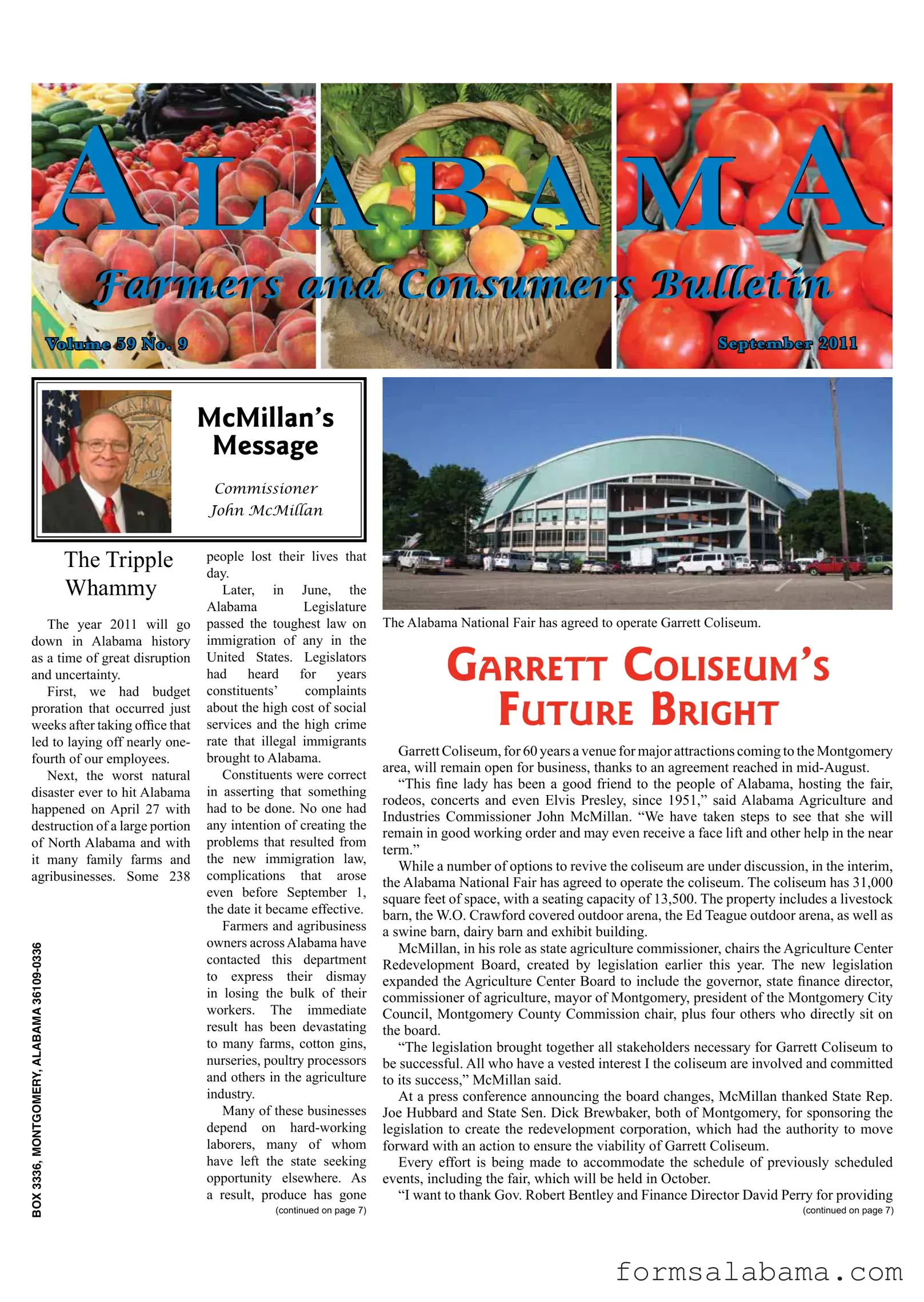 Fill Out a Valid Alabama Farmers Bulletin Template
