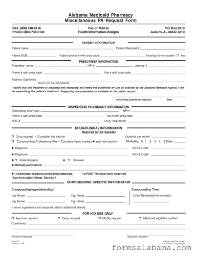 Fill Out a Valid Alabama 390 Template