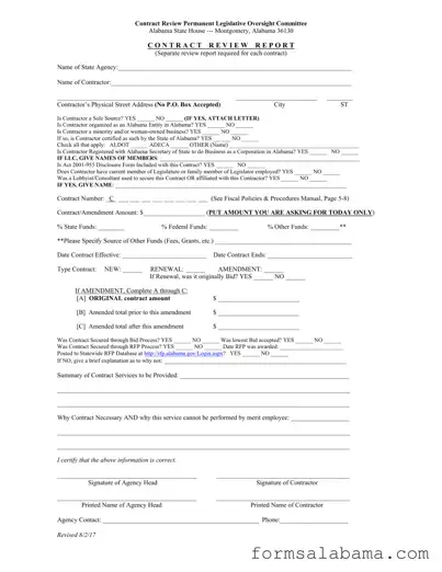 Fill Out a Valid Alabama Contract Template