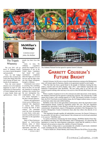Fill Out a Valid Alabama Farmers Bulletin Template